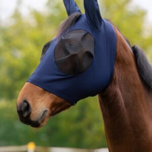 Fino Stretch vliegenmasker met rits en oren